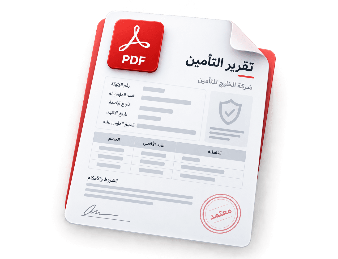 An Arabic-language document being read and structured by DocxIntel